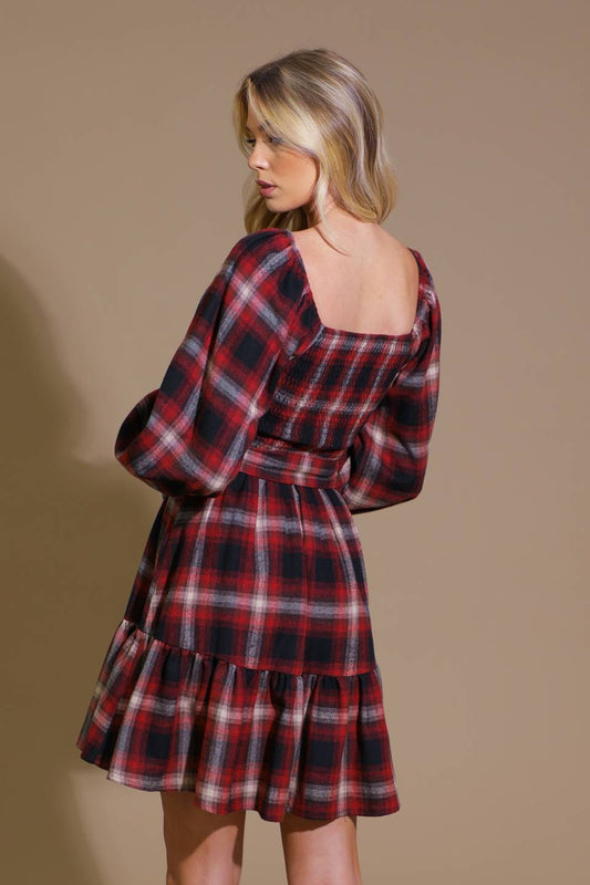 Cozy Cabin Flannel Dress image 1
