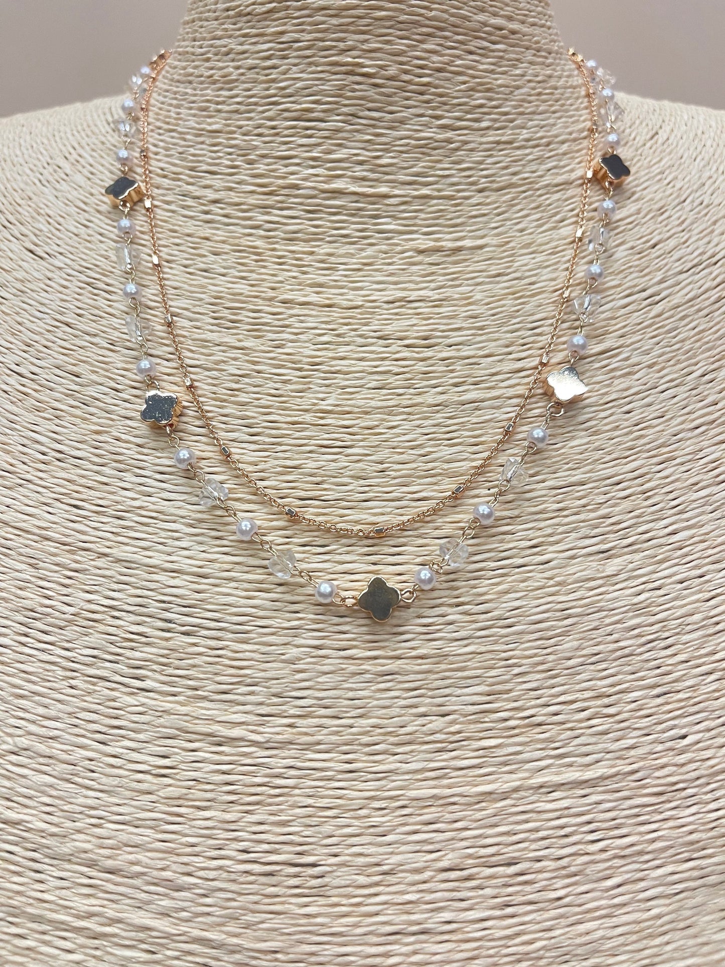 Pearl Layered Necklace image 1