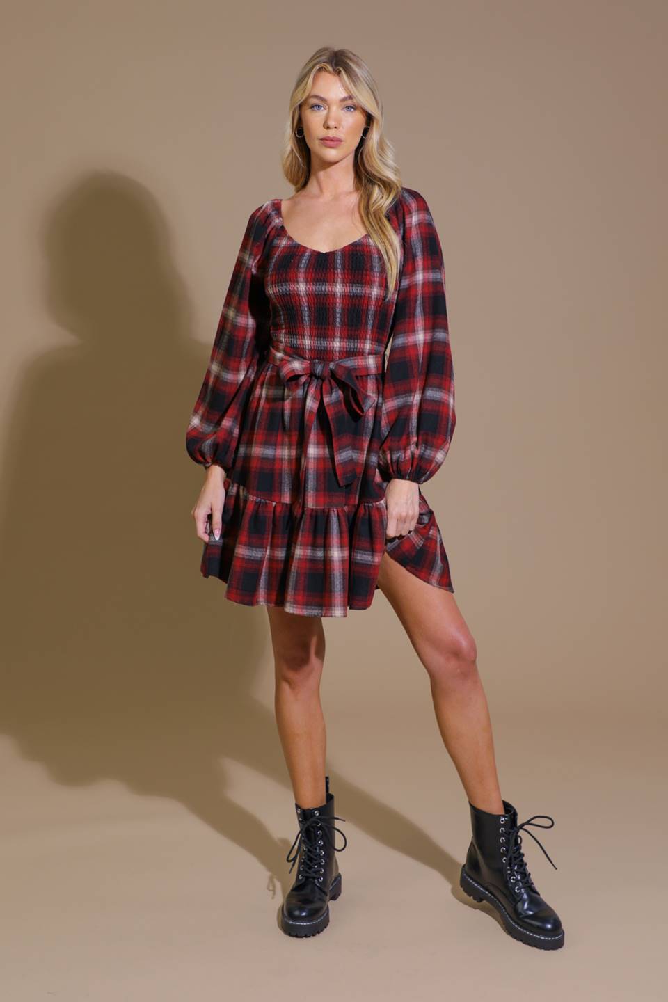 Cozy Cabin Flannel Dress image 3