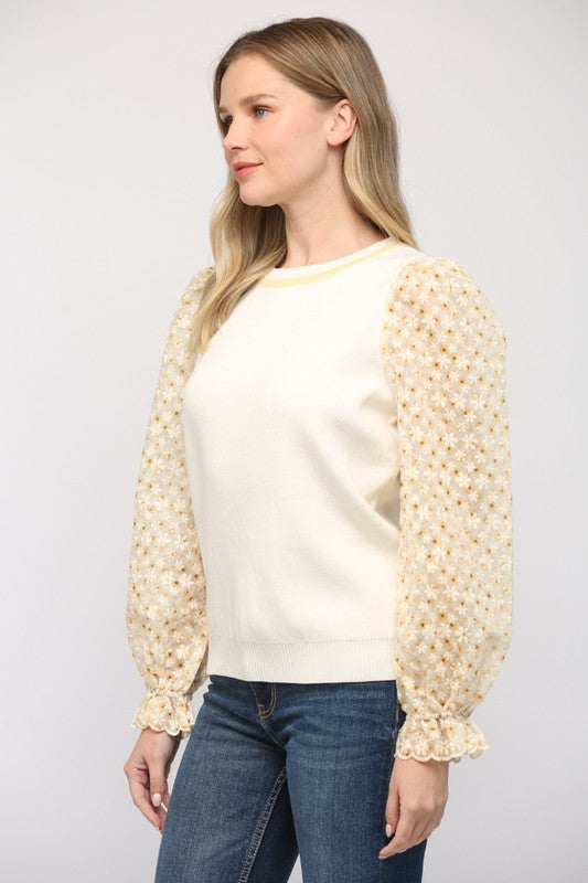 Blooming Sunshine Sweater image 1