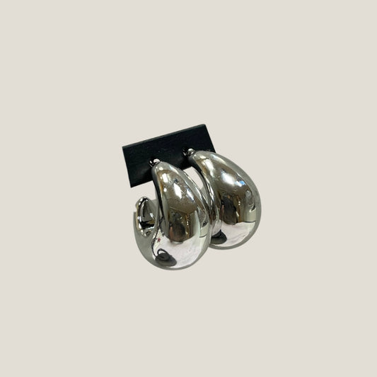 Bubble Dreams Chunk Hoop Earring image 1