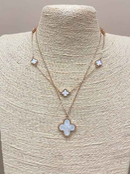 All Over Clovers Necklace image 1