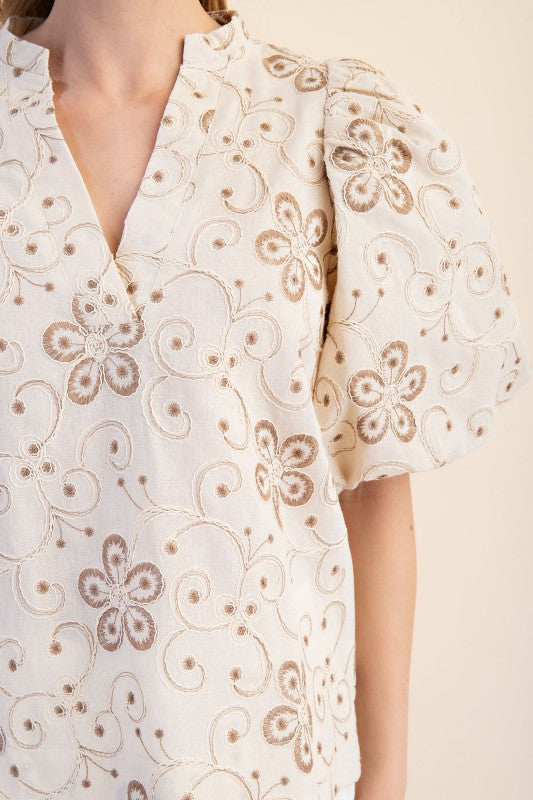 Veya Embroidered Top image 2