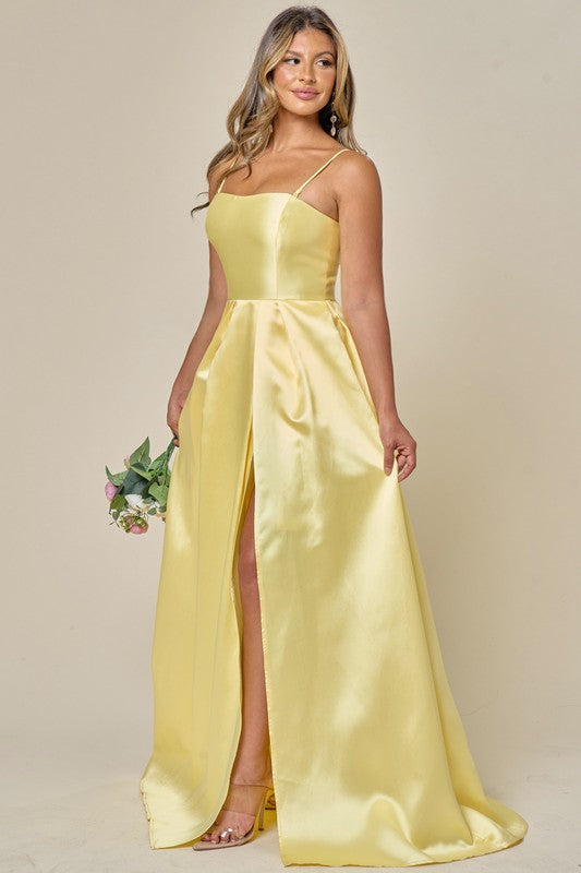 Pretty in Yellow Formal Dress image 1