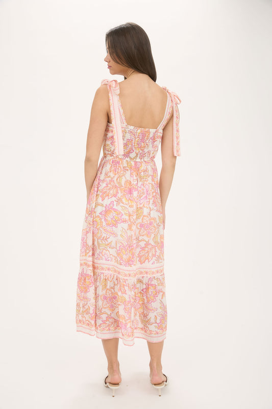 Sunset Sorbet Midi Dress image 1
