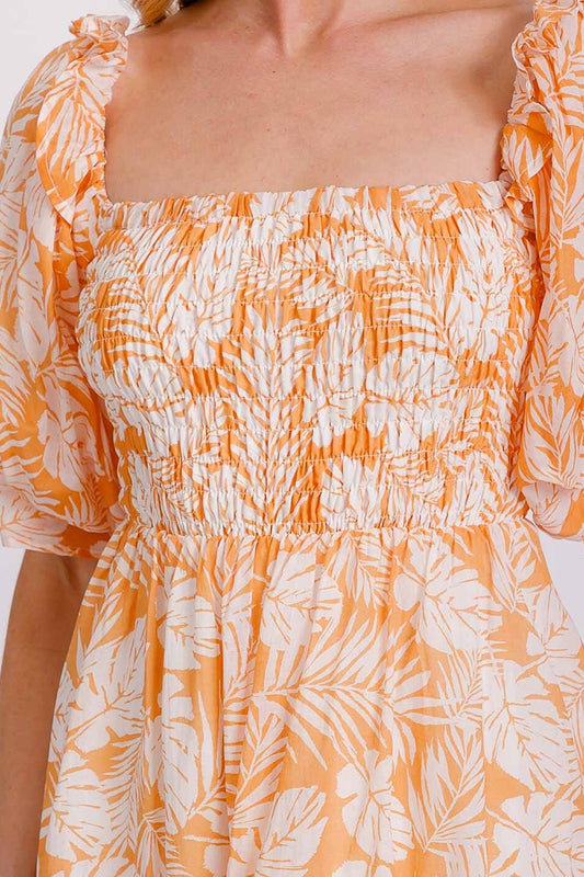 Orange Floral Bliss image 1