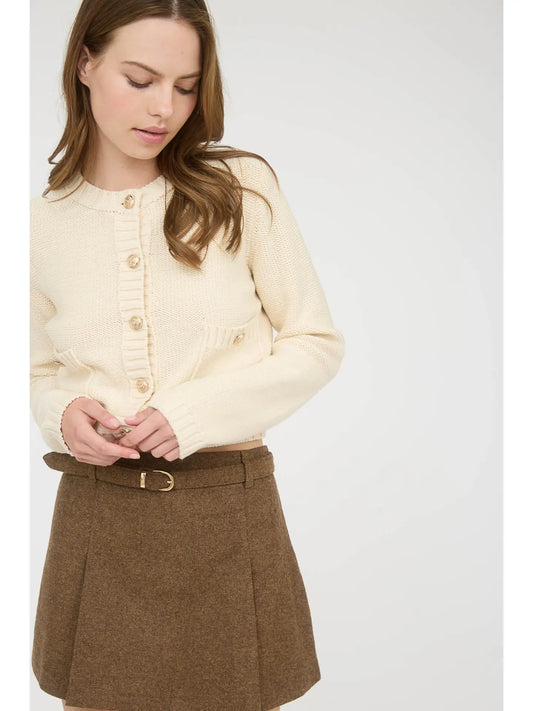 Golden Ophelia Sweater Cardigan