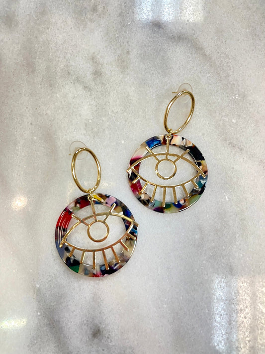 Gypsy Eye Earrings image 1