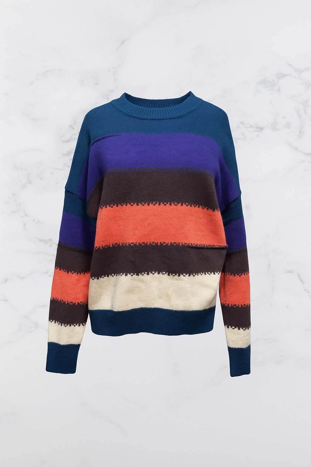 Color Block striped sweater