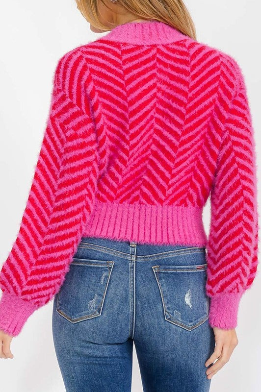 Pinkity Time Sweater