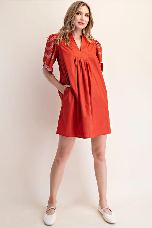 Ritzy Puff Sleeve Dress image 1