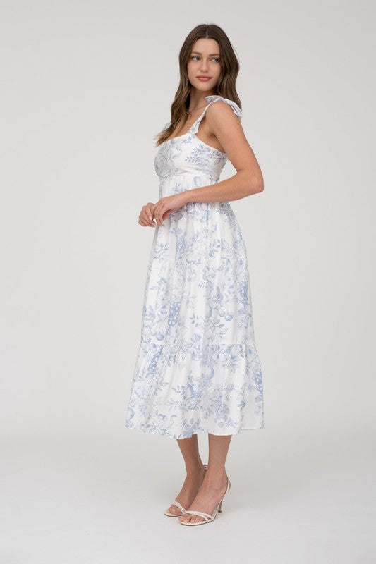 Floral Perfection Midi Dress image 1