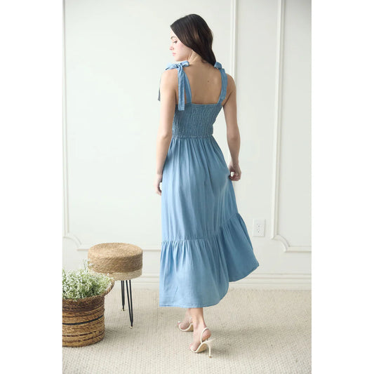 Simple Denim Living Midi Dress image 1