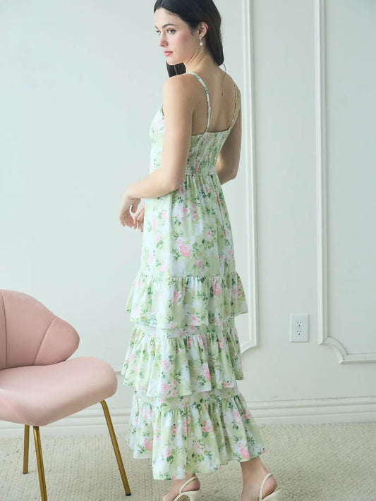 Greenbell Bliss Maxi Ruffle Dress image 1