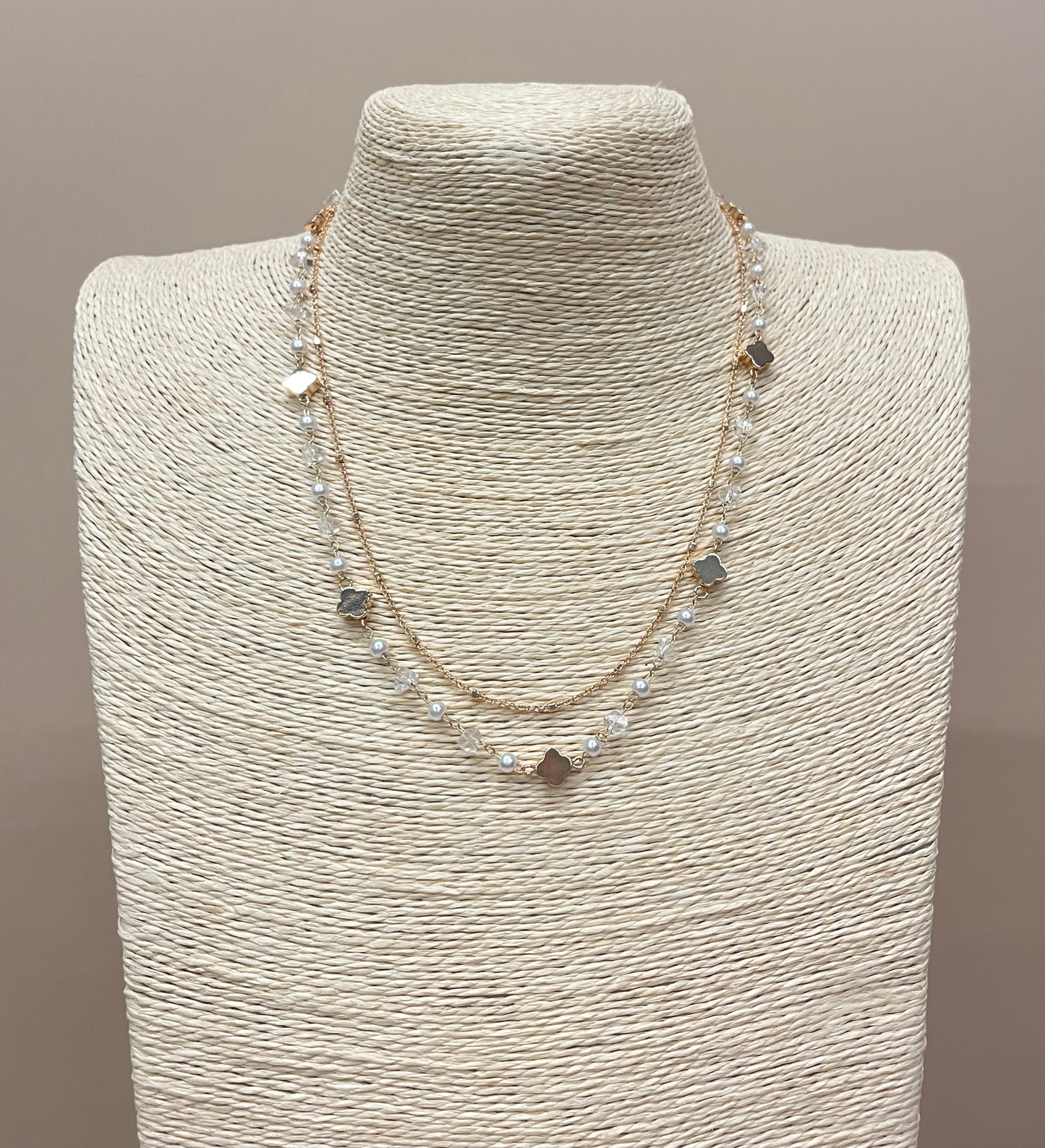 Pearl Layered Necklace image 0