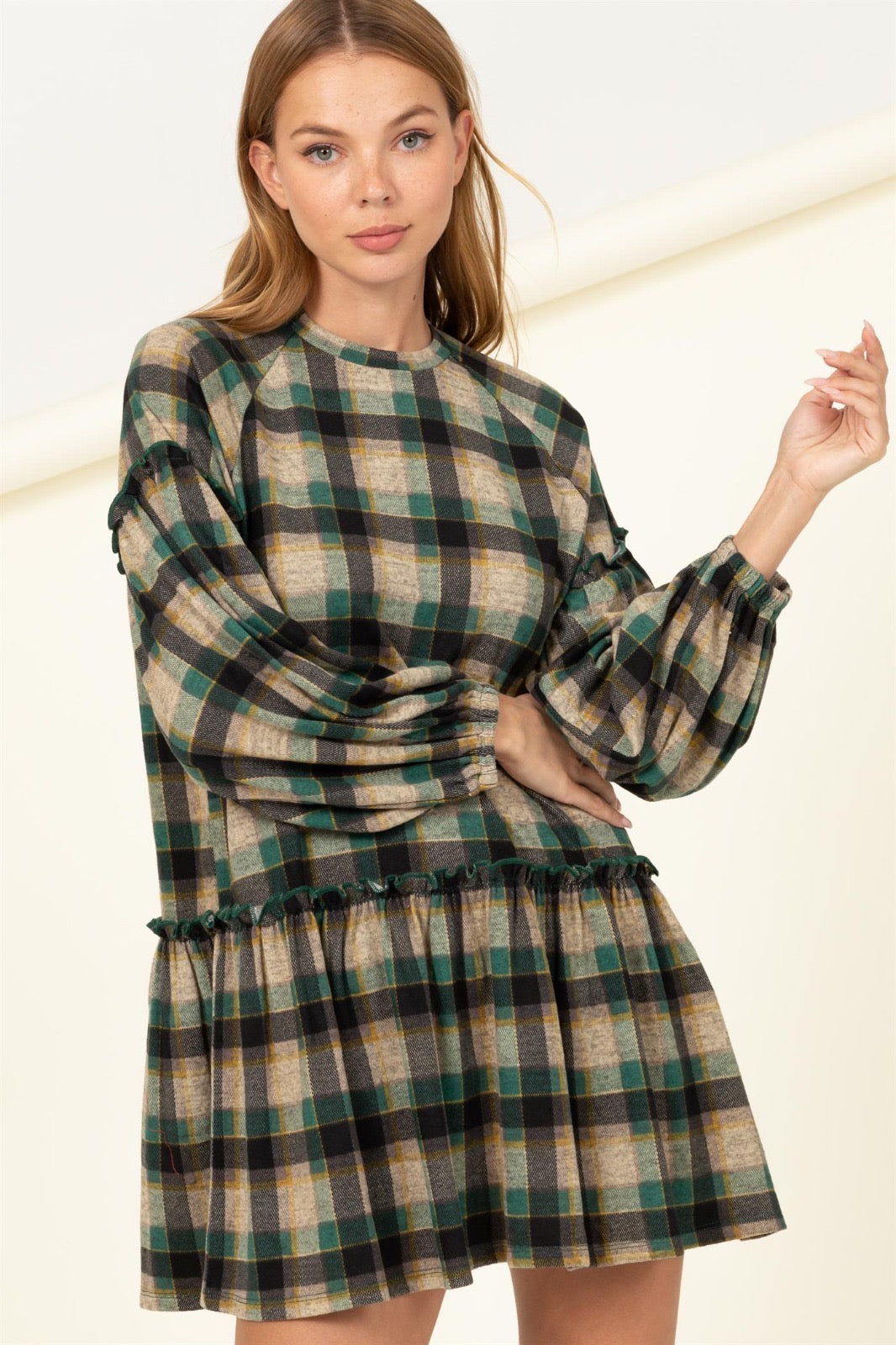 Flirty Flannel Dress image 10