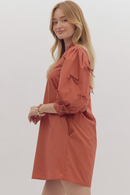 Tied-Up Mini Dress image 1