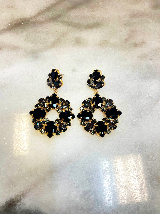 Dangle Rhinestone Earrings image 1