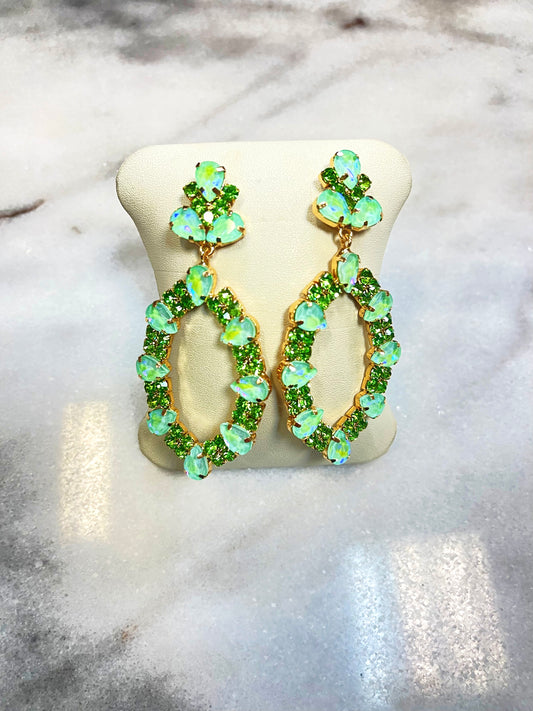 Oval Florals Earrings image 1