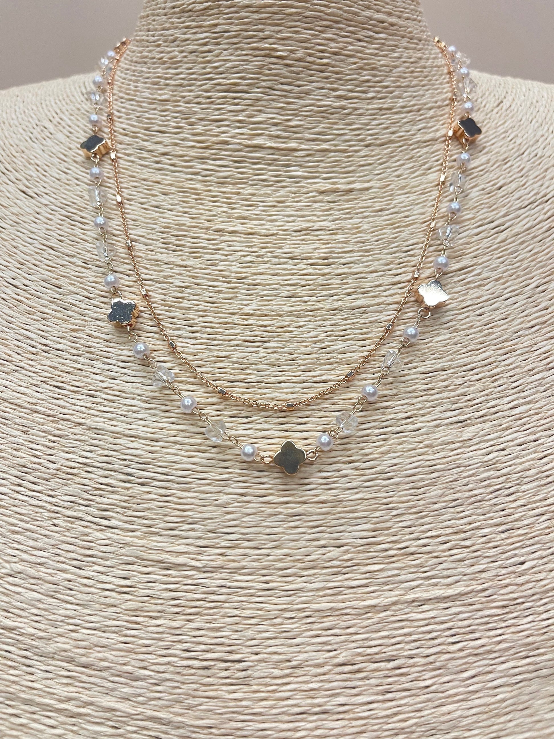 Pearl Layered Necklace image 1