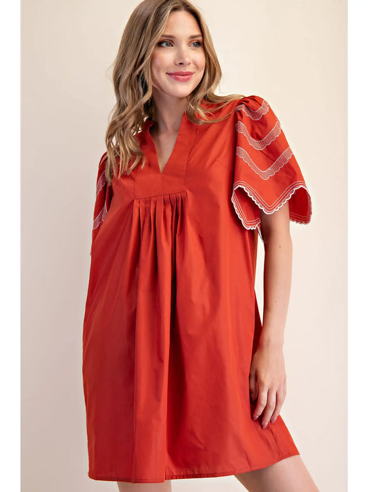 Ritzy Puff Sleeve Dress image 0