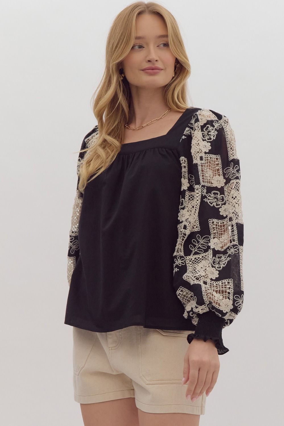 Embroidered with Care Top image 6