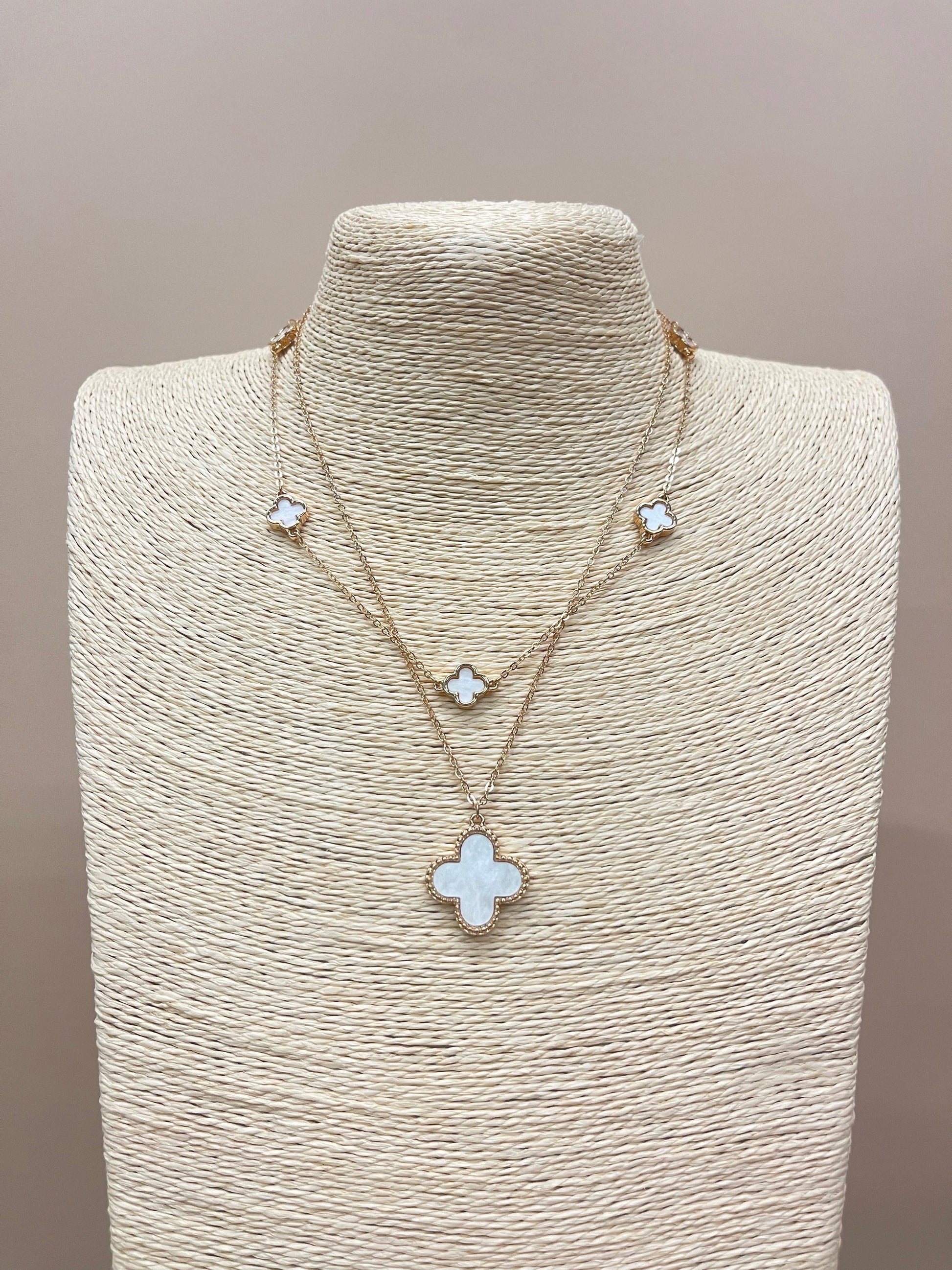 All Over Clovers Necklace image 0