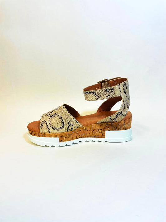 Snake Platform Sandal image 0