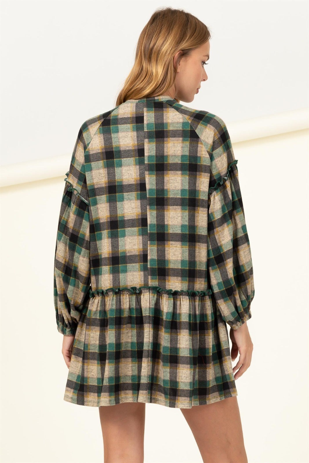 Flirty Flannel Dress image 2