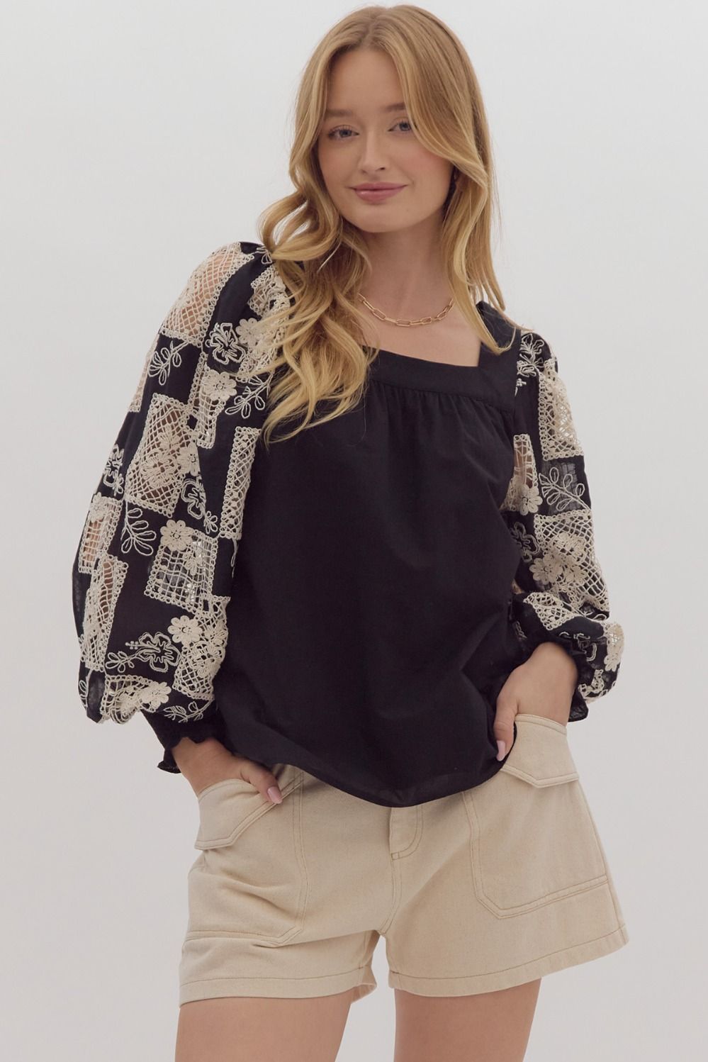 Embroidered with Care Top image 5