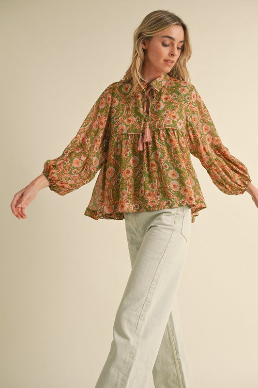 Retro Bohemian Blouse image 3
