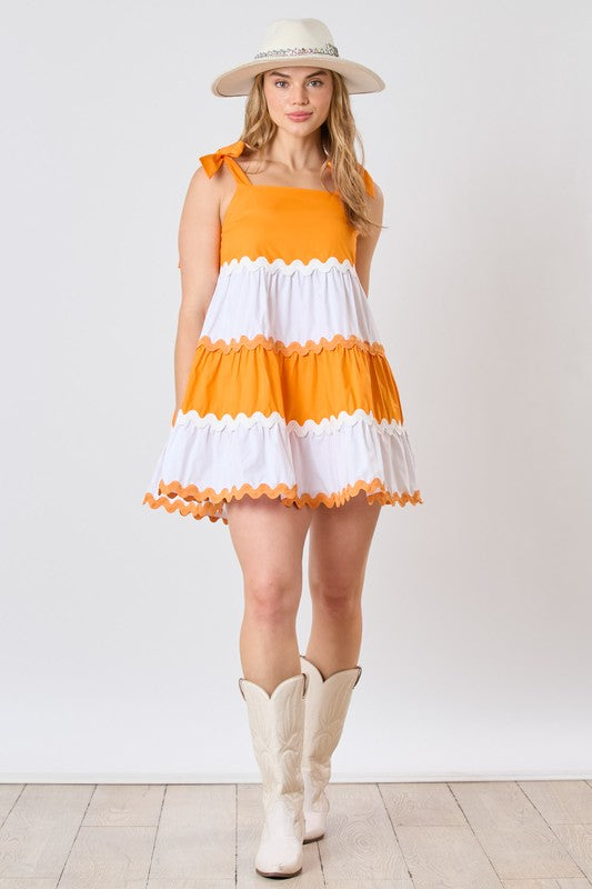 Doodle Color Block Dress  image 5