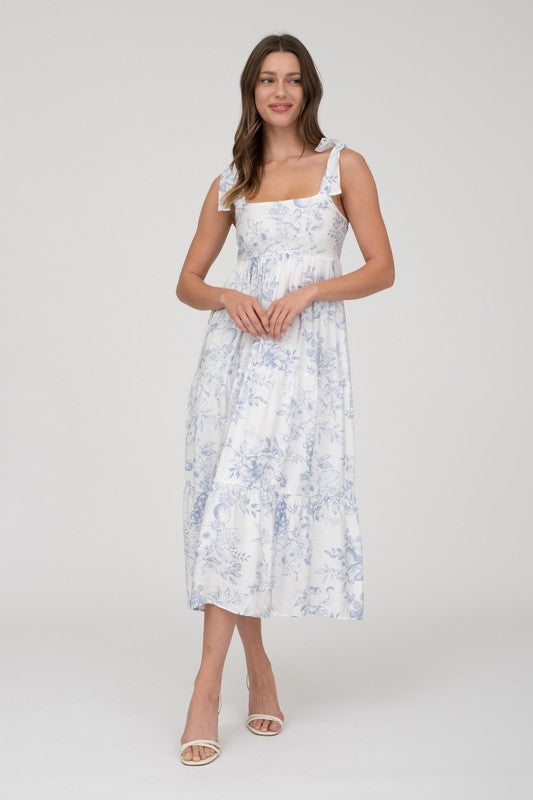 Floral Perfection Midi Dress image 0