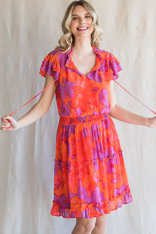 Purple and Orange Dreams Dress image 0