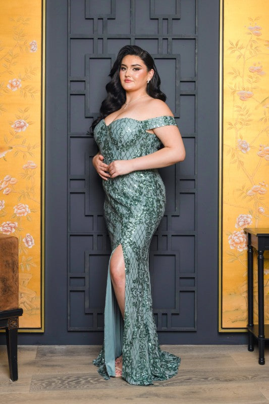 Eclipse Dreams Plus Size Formal Dress