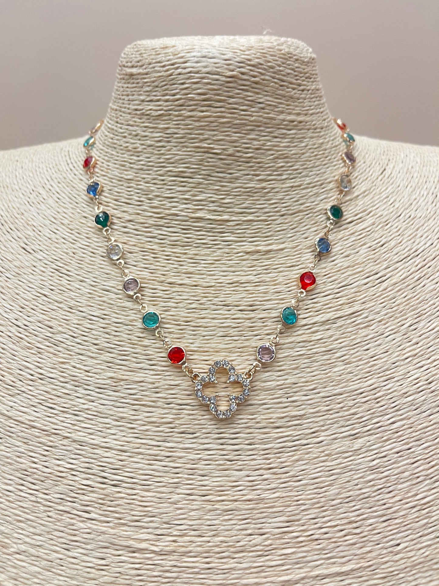 Monet Linked Necklace image 0