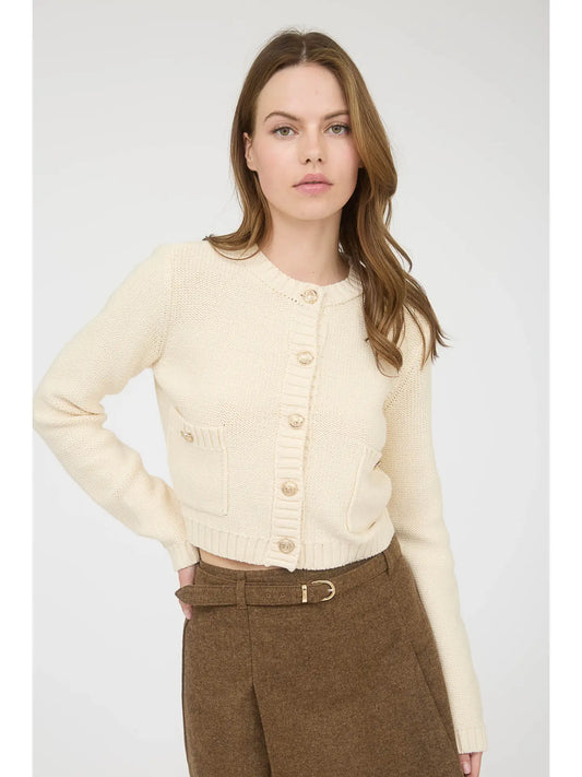 Golden Ophelia Sweater Cardigan