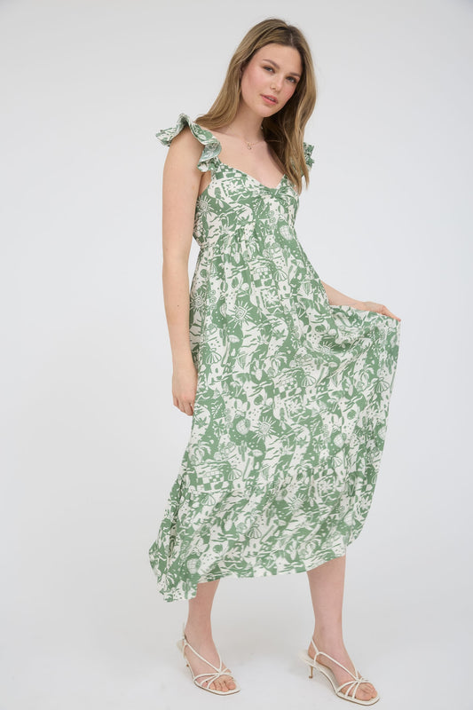 Desert Doodles Midi Dress image 0