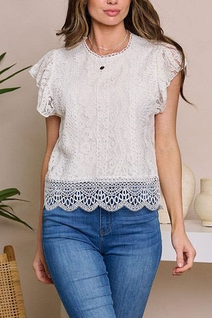 Rebecca Lace Top image 0