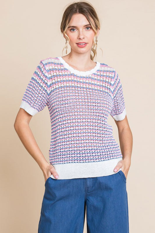 Candy Land Dream Knit Sweater Top image 0
