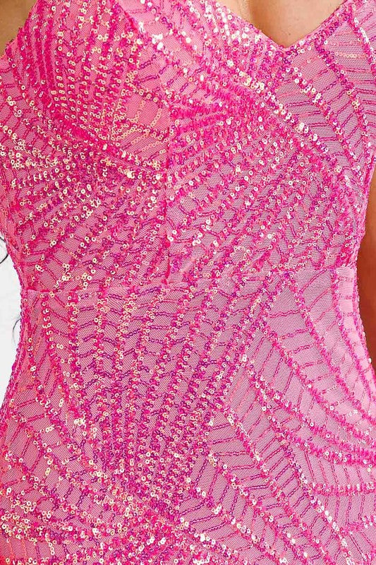 Pink Power Formal Dress