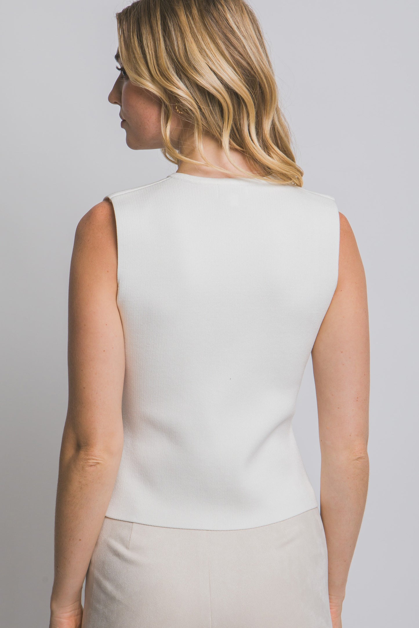 Royal & Class Ribbed Sweater Top
