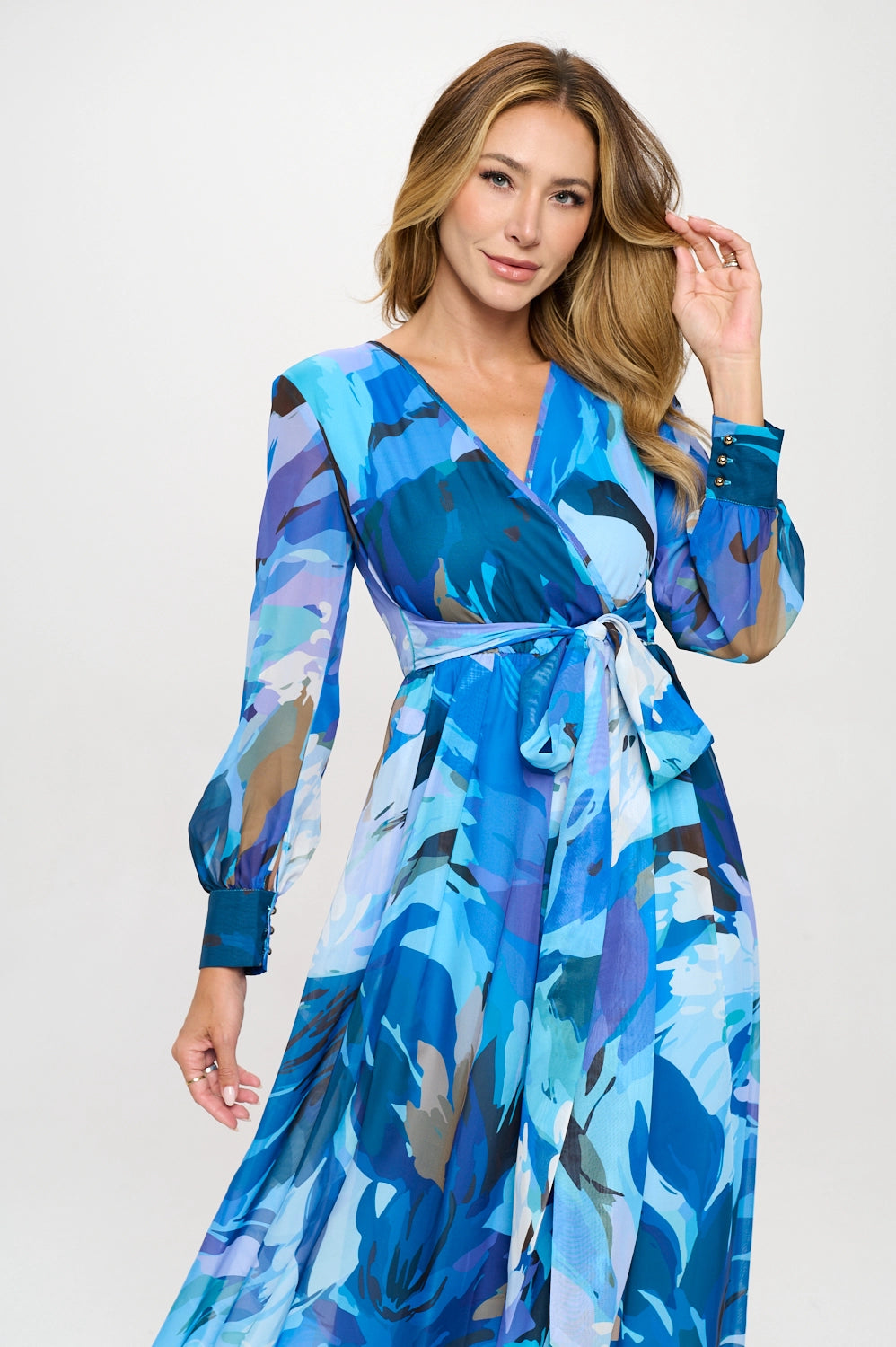Costal Blue Maxi Dress image 3