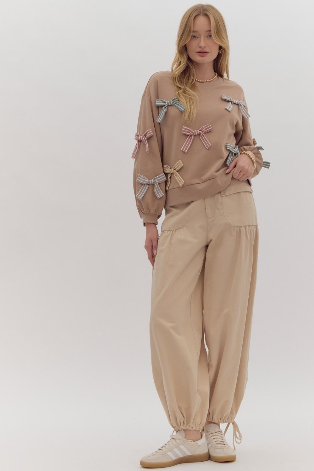 Ribbon Cocoa Sweater image 3