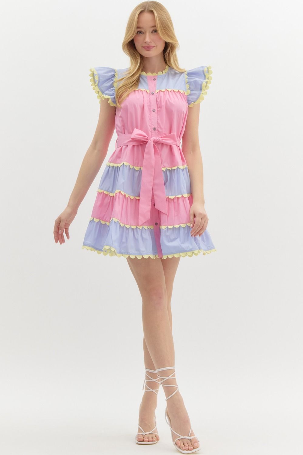 Easter Egg Ruffle Dress image 0