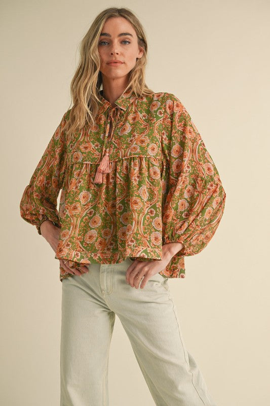 Retro Bohemian Blouse image 5