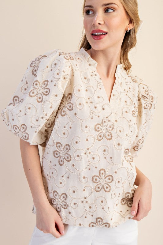 Veya Embroidered Top image 0