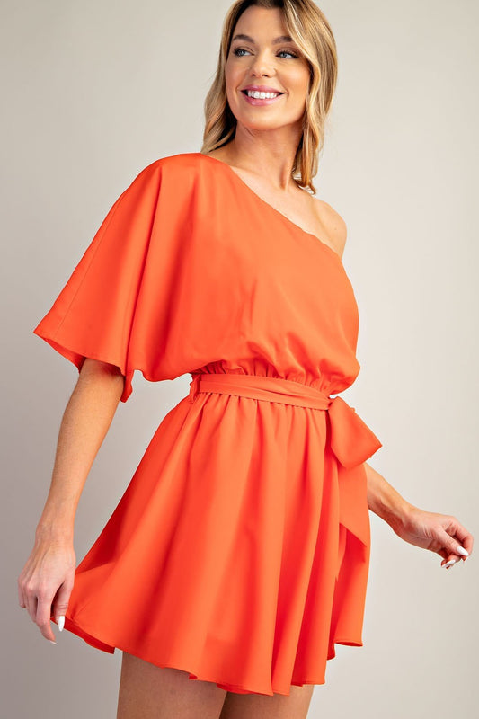 Game Time One Shoulder Romper  image 0
