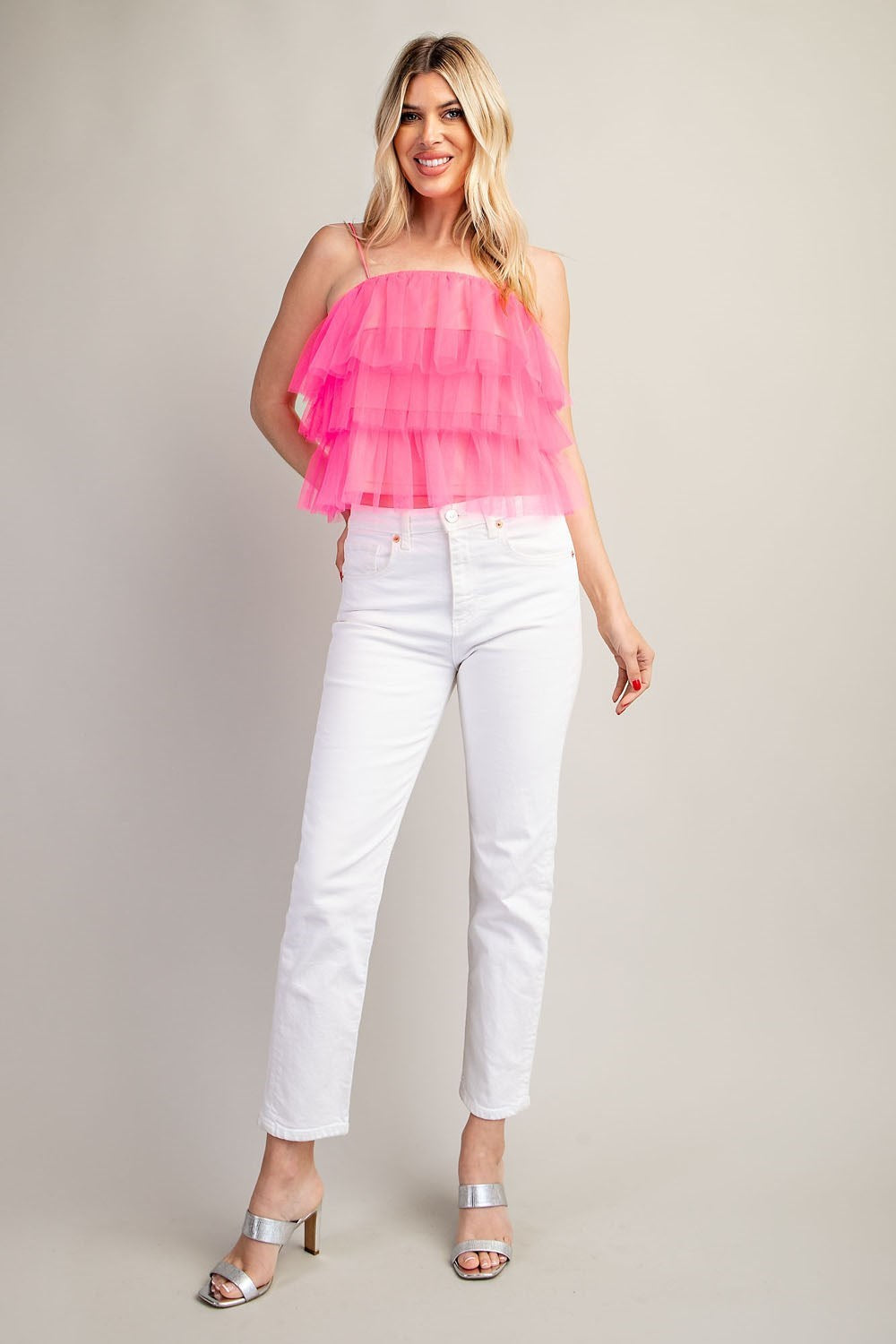 Puff Me Up Tulle Top image 2