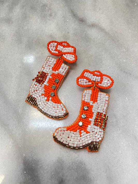Cowboy Boot Beaded Earrings  image 0